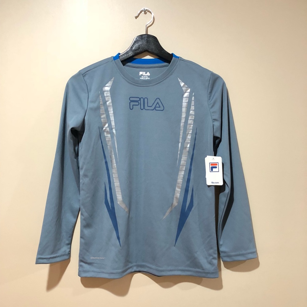 BNWT Fila Youth Long Sleeve Dry Fit M (10/12)